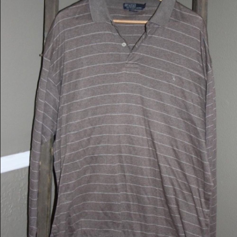 Polo Ralph Lauren Brown Long Sleeve Shirt